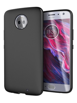 TPU Hoesje voor Motorola Moto X4 2017 - Back Cover - Zwart