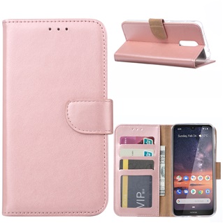 Hoesje voor Nokia 3.2 - Book Case - Rose Goud