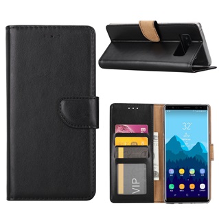 Book Case voor Samsung Galaxy Note 8 - Zwart