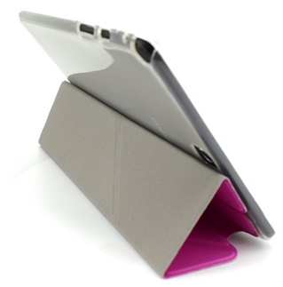 Tablethoes voor Apple iPad Mini 2/3 - multi vouwbaar stand - pink