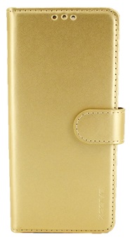 Premium Leer Leren Lederen Hoesje Book - Wallet Case Boek Hoesje voor Samsung Galaxy S8 Plus Goud