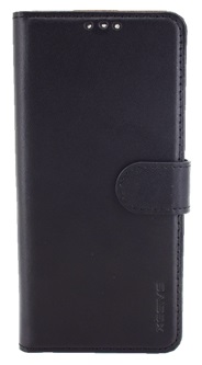 Premium Leer Leren Lederen Hoesje Book - Wallet Case Boek Hoesje voor Samsung Galaxy S8 Plus Zwart
