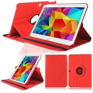 Tablethoes voor Samsung Galaxy Tab  4 10 inch T530 - 360° draaibaar - Rood