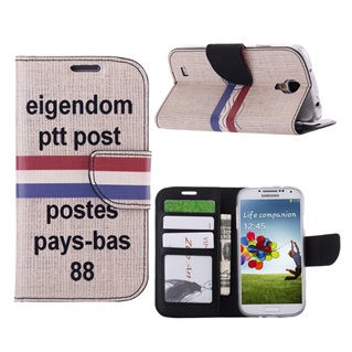 Hoesje Voor Samsung Galaxy S4 i9500 i9505 Book Case - PTT Post