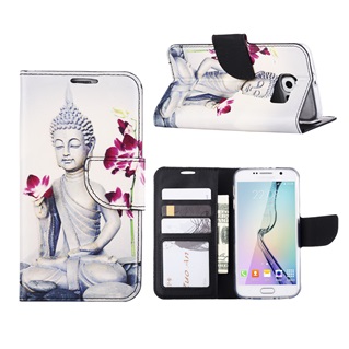 Hoesje Voor Samsung Galaxy S6 - Book Case G920 - Boeddha