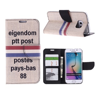 Hoesje voor Samsung Galaxy S6 Edge Plus G928 - Book Case -  PTT Post