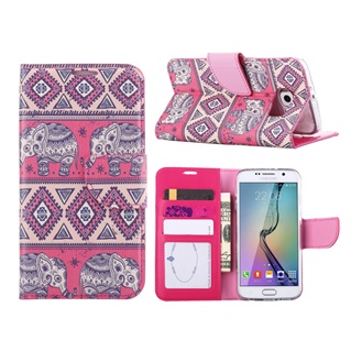 Hoesje Voor Samsung Galaxy S6 - Book Case G920 - Olifant