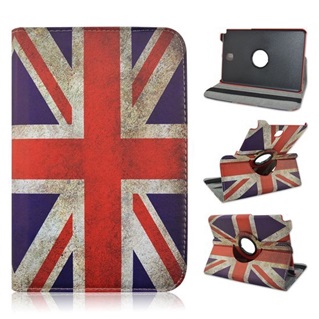 Tablet Hoes voor Samsung Galaxy Tab 4 7 inch T230 - 360° draaibaar - Retro Union Jack Vlag - Engelse Vlag