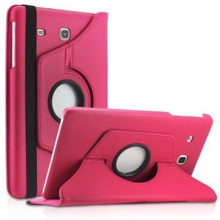 Tablethoes  voor Samsung Galaxy Tab E 9,6 inch T560 - 360° draaibaar - Hot Pink