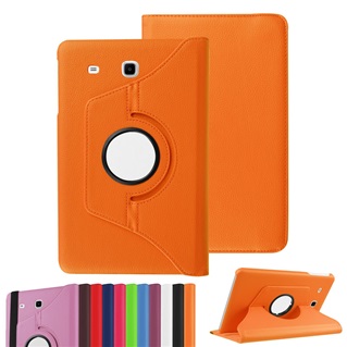 Tablethoes voor Samsung Galaxy Tab E 9,6 inch T560 - 360° draaibaar - Oranje