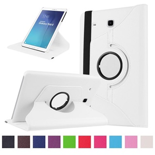 Tablethoes  voor Samsung Galaxy Tab E 9,6 inch T560  - 360° draaibaar - Wit