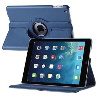 Tablethoes voor Apple iPad 2 / 3 / 4 - 360° draaibaar - Donker Blauw
