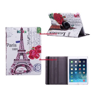 Tablet Hoes voor Apple iPad 9,7 (2017) - 360° draaibaar - Eiffeltoren Big Ben