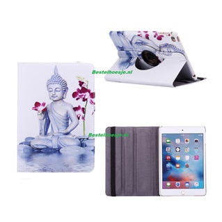Tablethoes voor Apple iPad Mini 4 - 360° draaibaar - Boeddha