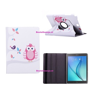 Tablethoes voor Samsung Galaxy Tab A 9,7 inch T550  - 360° draaibaar -Kleine Uil