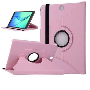Tablethoes  voor Samsung Tab A 9,7 inch T550 - 360° draaibaar - Licht Roze
