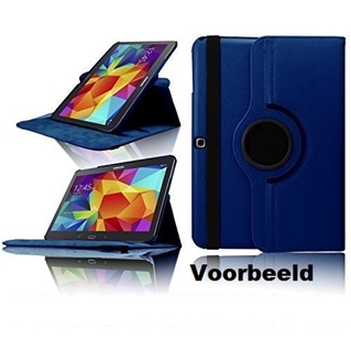  Huawei Mediapad T1 10 - Tablethoes - 360° draaibaar - donker blauw