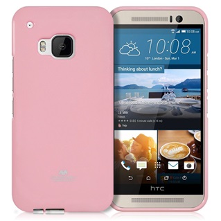 TPU Back Case voor HTC One M9 - Back cover - TPU - Gelly - Lila