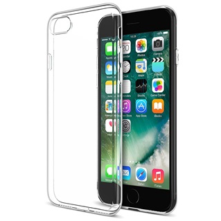 Back Cover Case voor Apple iPhone 7 - TPU - Transparant