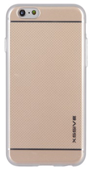 Hard Back Cover Case voor Apple iPhone 7 - met zachte silicone rand - Goud