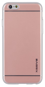 Hard Back Cover Case voor Apple iPhone 7 - met zachte silicone rand - Pink