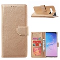 Hoesje voor Samsung Galaxy S10 - Book Case - Goud