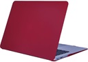 Macbook Case Laptop Cover voor Macbook PRO 15 inch met of zonder Touch Bar 2016 / 2017 - Matte Wijnrood 