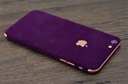 2x Sticker wrap Suede Look voor Apple iPhone 6 Plus / 6S Plus - Paars
