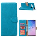 Hoesje voor Samsung Galaxy S10 PLUS - Book Case - Turquoise