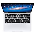 Siliconen Toetsenbord cover voor MacBook Air 13.3 inch model 2018 (A1932) - Zwart - NL indeling