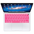 Siliconen Toetsenbord cover voor MacBook Air 13.3 inch model 2018 (A1932) - Raspberry Pink - NL indeling