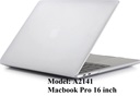 Laptop Cover voor Macbook Pro 16 inch A2141 - Matte Transparant