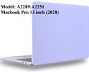 Laptop Cover voor Macbook Pro 13 inch (2020) A2289/A2251 - Matte IJsblauw 
