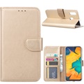 Hoesje voor Samsung Galaxy A30 A305 - Book Case - Goud