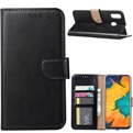 Hoesje voor Samsung Galaxy A30 A305 - Book Case - Zwart