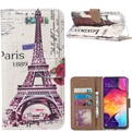 Hoesje voor Samsung Galaxy A50 - Book Case - Eiffeltoren Big Ben