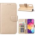 Hoesje voor Samsung Galaxy A50 A505 - Book Case - Goud