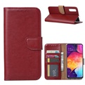 Hoesje voor Samsung Galaxy A50 - Book Case - Bordeaux Rood