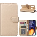 Hoesje Voor Samsung Galaxy A60 - Book Case - Goud