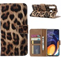 Hoesje Voor Samsung Galaxy A60 - Book Case - Luipaard Print