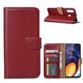 Hoesje voor Samsung Galaxy A60 - Book Case - Bordeaux Rood