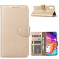 Hoesje voor Samsung Galaxy A70 - Book Case - Goud