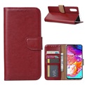 Hoesje voor Samsung Galaxy A70 - Book Case - Bordeaux Rood