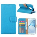 Hoesje voor Samsung Galaxy A8 2018 - Book Case - geschikt voor 3 pasjes - Turquoise