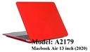 Macbook Case voor Macbook Air 13 inch (2020) A2179 - Matte Rood