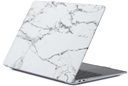 Macbook Case Laptop Cover voor New MacBook Air 2018 13 inch (A1932) - Marmer Wit