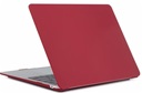 Macbook Case Laptop Cover voor New MacBook Air 2018 13 inch (A1932) - Matte Wijnrood