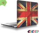 Macbook Case Laptop Cover voor New MacBook Air 2018 13 inch (A1932) - Retro Engelse Vlag