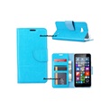 Hoesje voor Microsoft Lumia 735 - Book Case - geschikt voor pasjes - turquoise