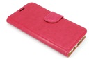 Hoesje voor Wiko Jerry - Book Case - Pink Roze - geschikt voor 3 pasjes